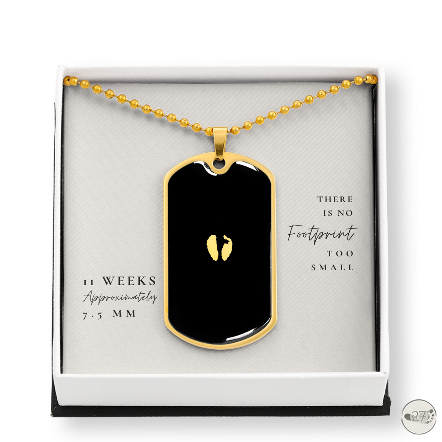 Gone So Soon Dog Tag Necklace