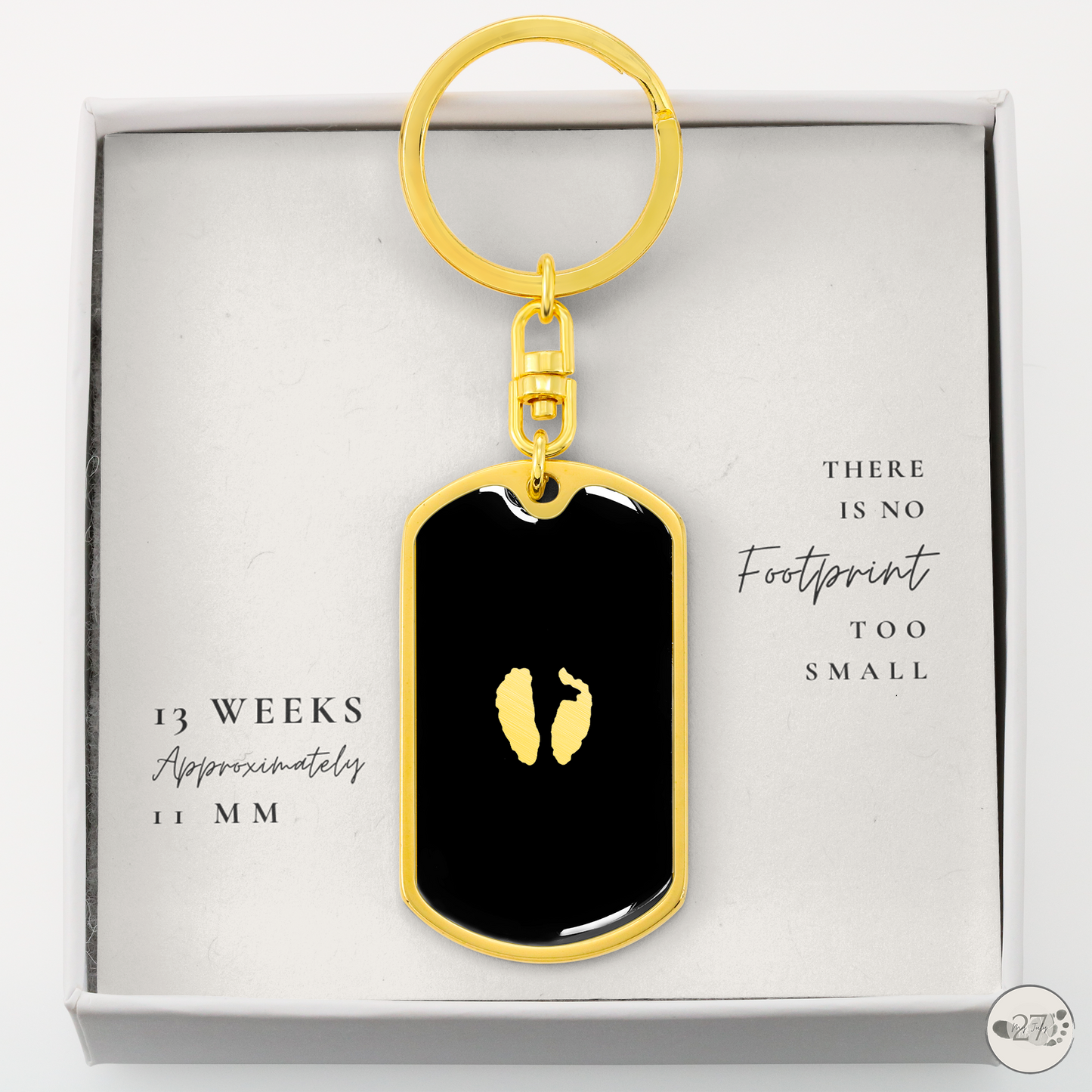 Gone So Soon Dog Tag Keychain