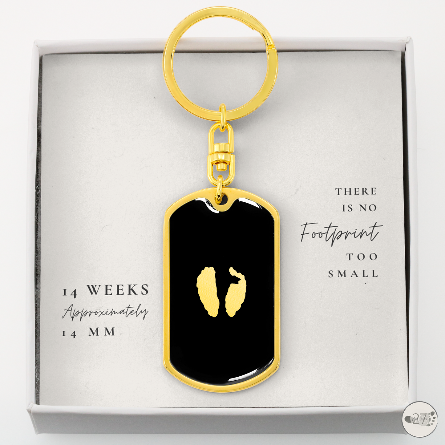 Gone So Soon Dog Tag Keychain