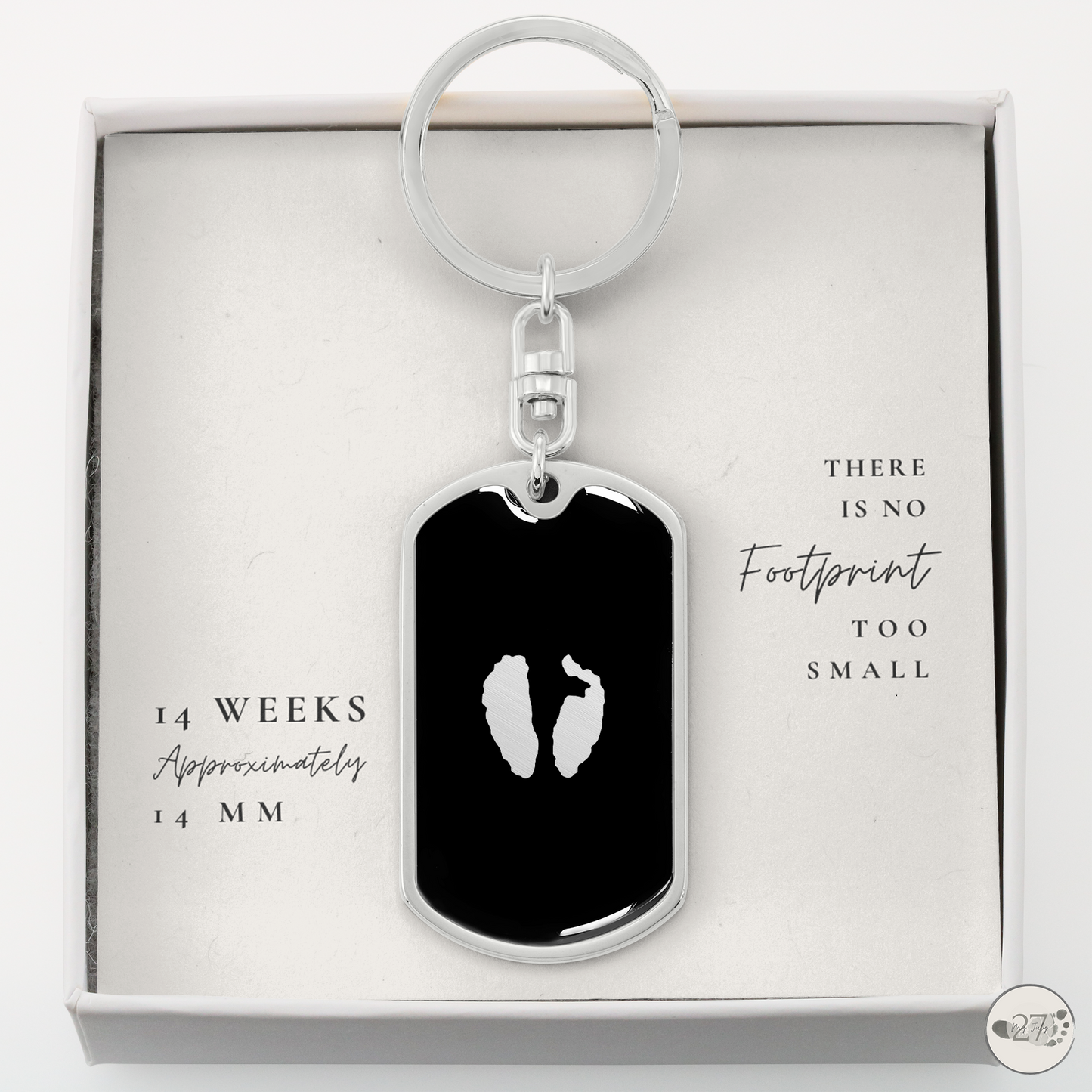 Gone So Soon Dog Tag Keychain