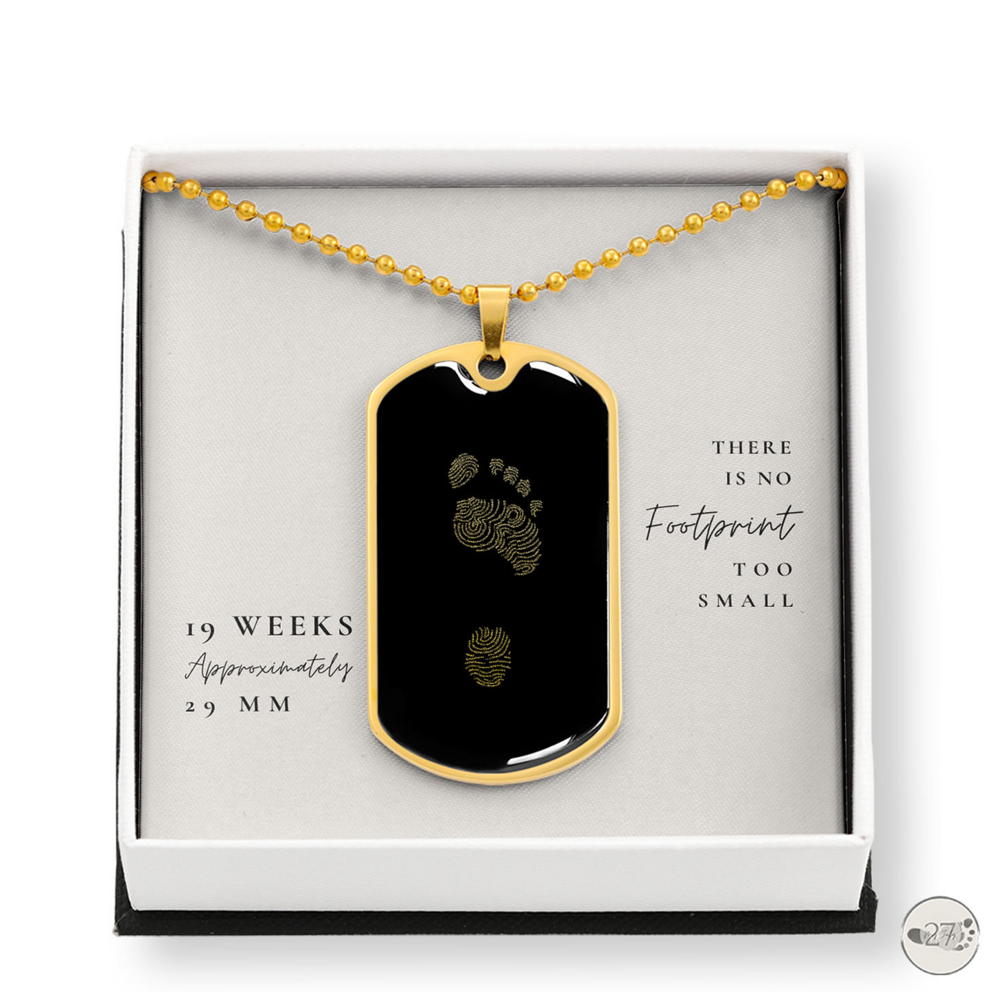 Gone So Soon Dog Tag Necklace