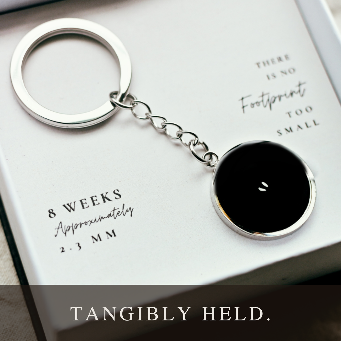Gone So Soon Circle Keychain