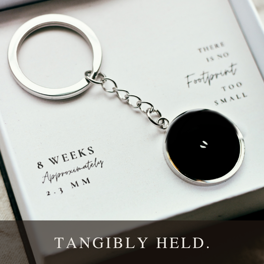 Gone So Soon Circle Keychain