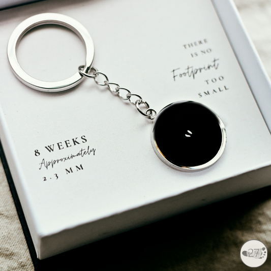 Gone So Soon Circle Keychain