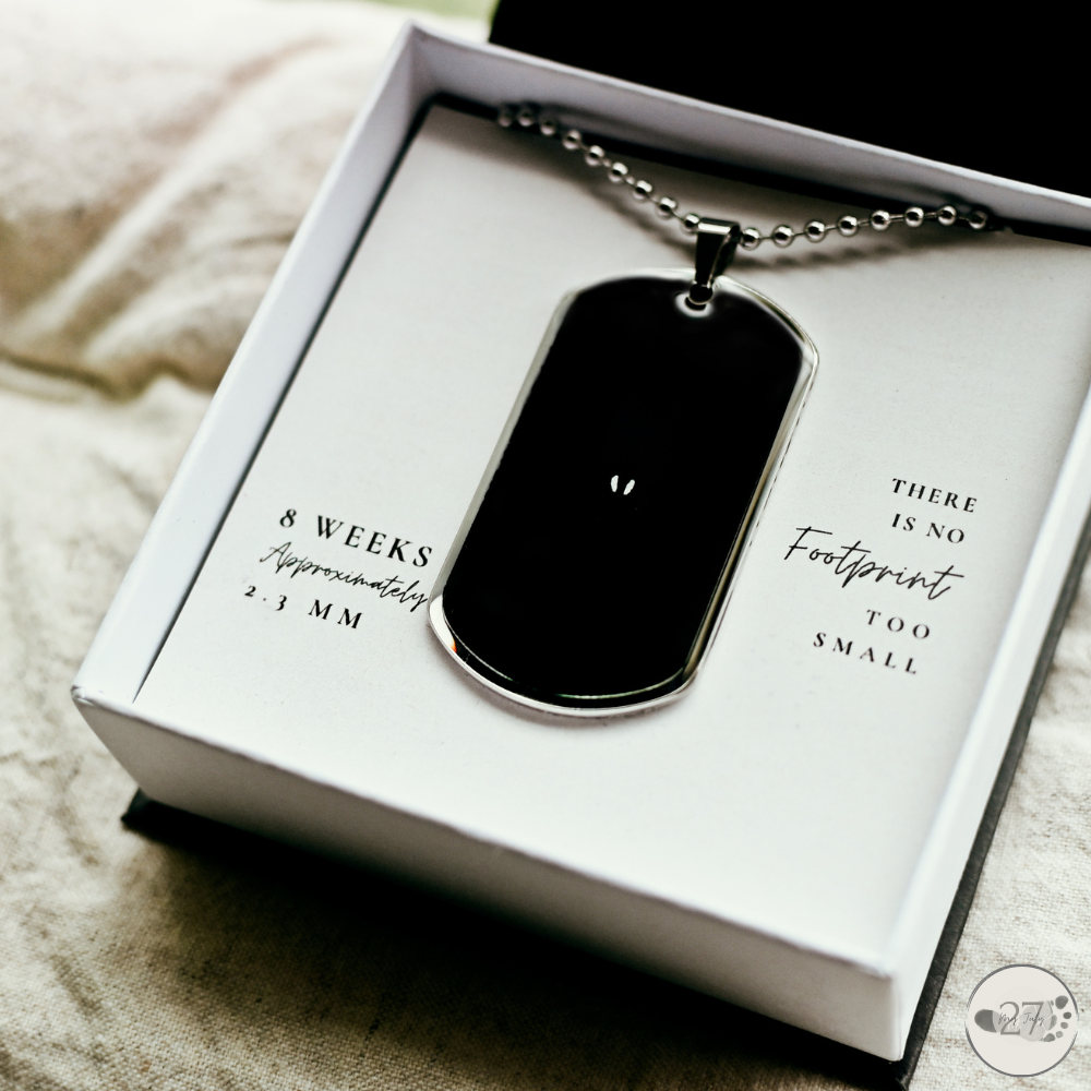 Gone So Soon Dog Tag Necklace