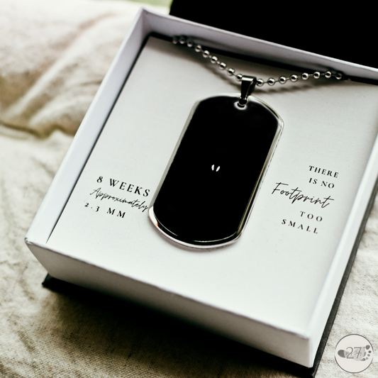 Gone So Soon Dog Tag Necklace