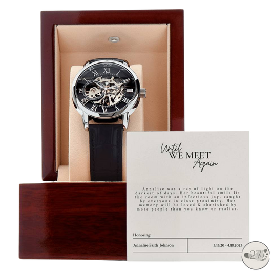 Openwork Memorial Watch