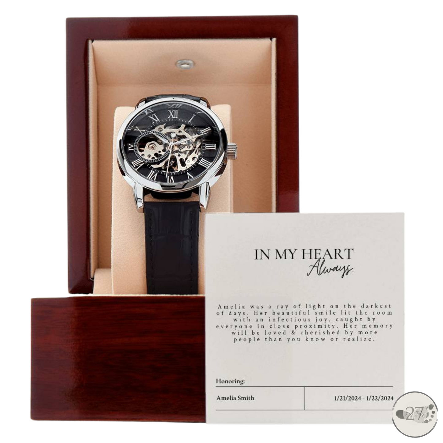 Openwork Memorial Watch