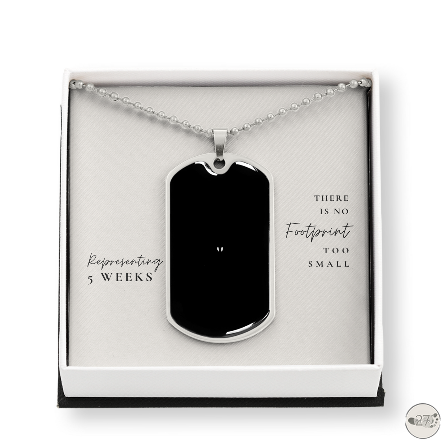 Gone So Soon Dog Tag Necklace