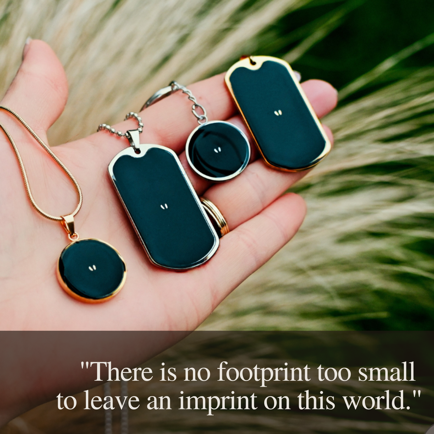 Gone So Soon Circle Keychain