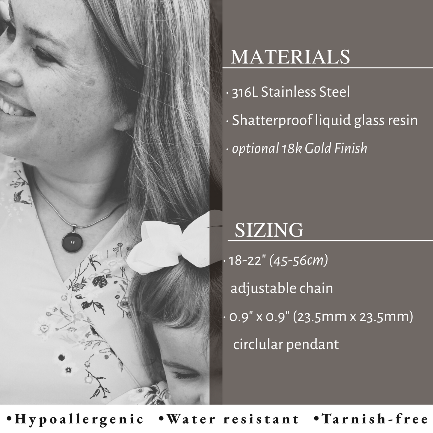 Gone So Soon Pendant Necklace | 4 First Trimester Losses