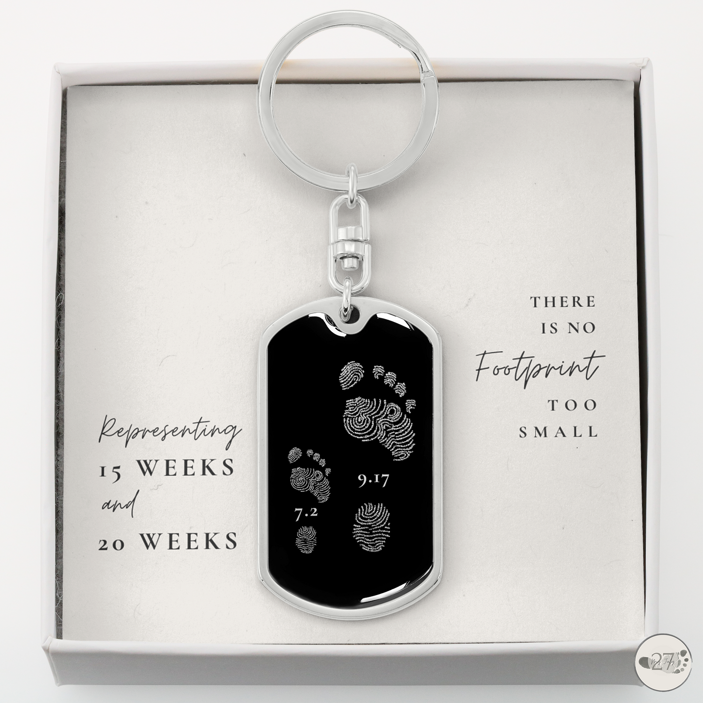 Gone So Soon Dog Tag Keychain | CUSTOM DESIGN