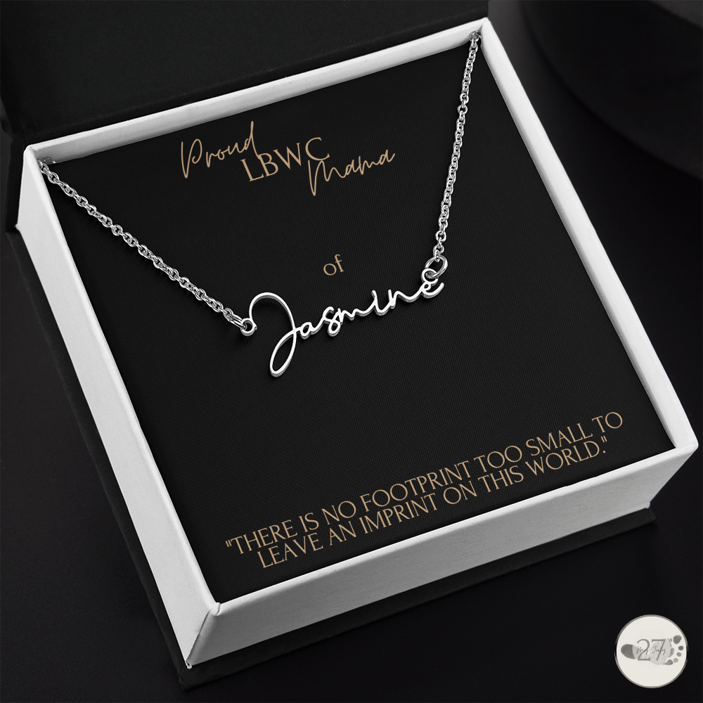 LBWC Mama: Cursive Name Keepsake