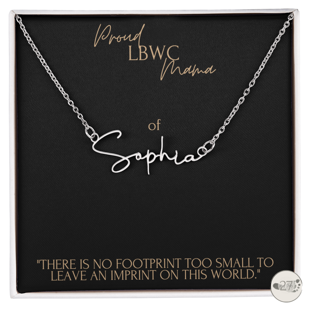 LBWC Mama: Cursive Name Keepsake