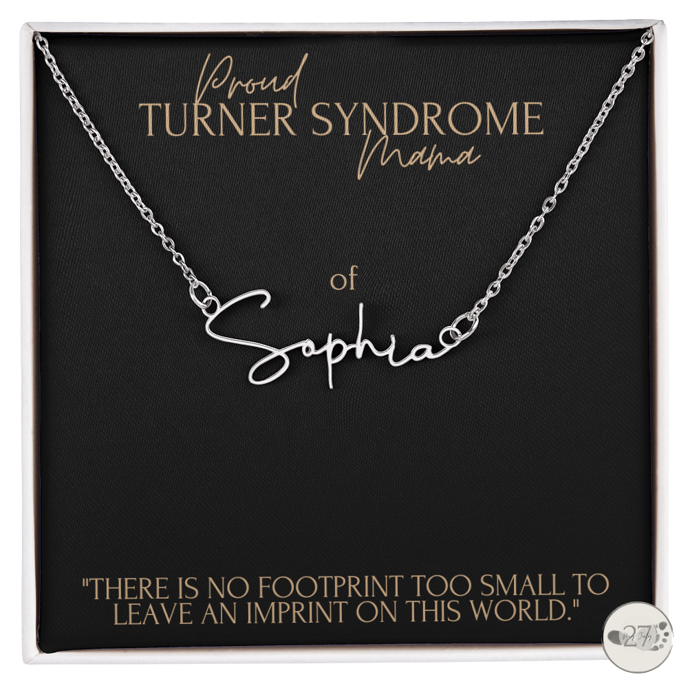 Turner Syndrome Mama: Cursive Name Keepsake