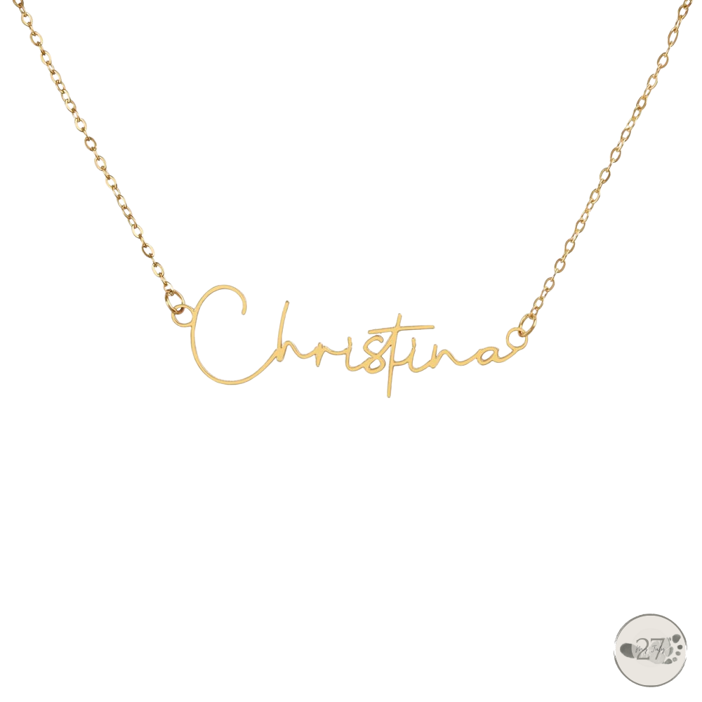 Lissencephaly Mama: Cursive Name Keepsake