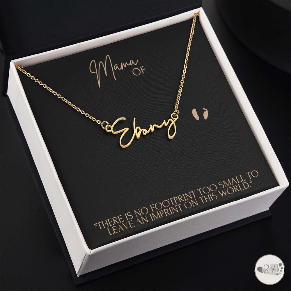 Cursive Little Names Keepsake