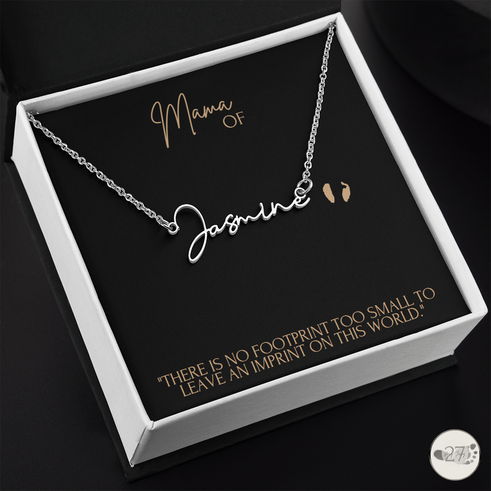 Cursive Little Names Keepsake
