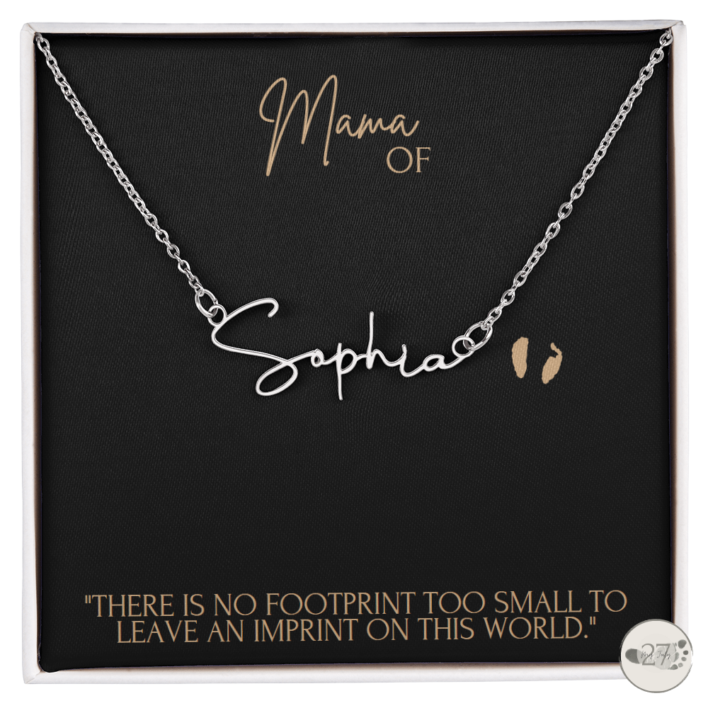 Cursive Little Names Keepsake