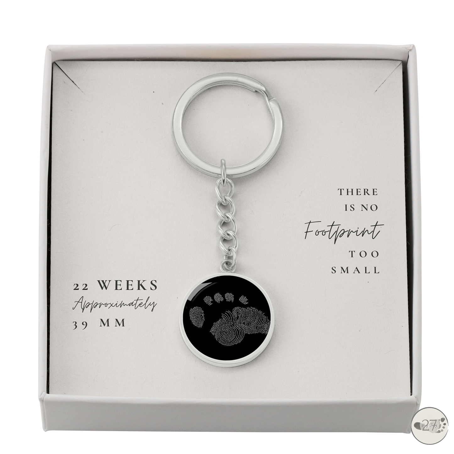 Gone So Soon Circle Keychain