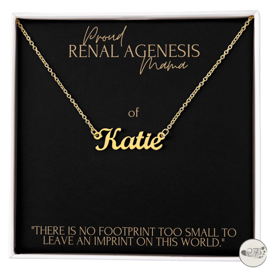 Renal Agenesis Mama: Little Names Keepsake