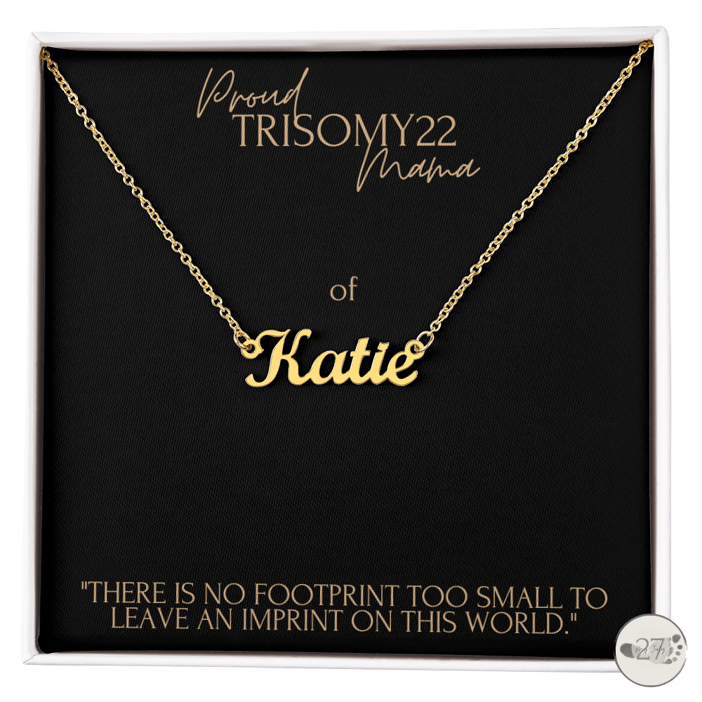 Trisomy 22 Mama: Little Names Keepsake