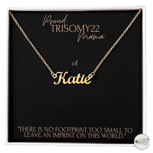 Trisomy 22 Mama: Little Names Keepsake