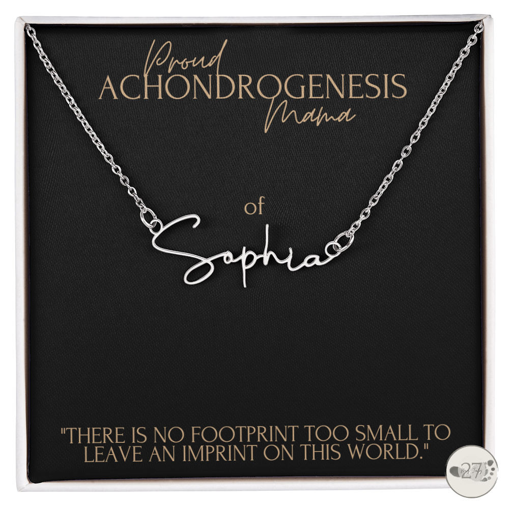 Achondrogenesis Mama: Cursive Name Keepsake