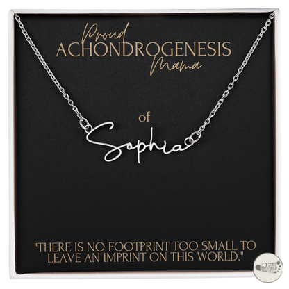 Achondrogenesis Mama: Cursive Name Keepsake