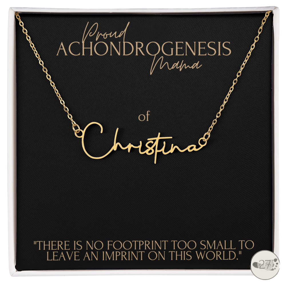 Achondrogenesis Mama: Cursive Name Keepsake