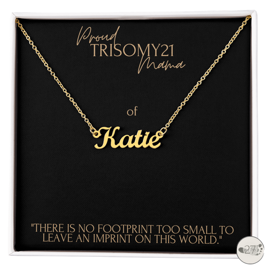 Trisomy 21 Mama: Little Names Keepsake