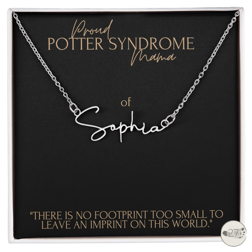 Potter Syndrome Mama: Cursive Name Keepsake