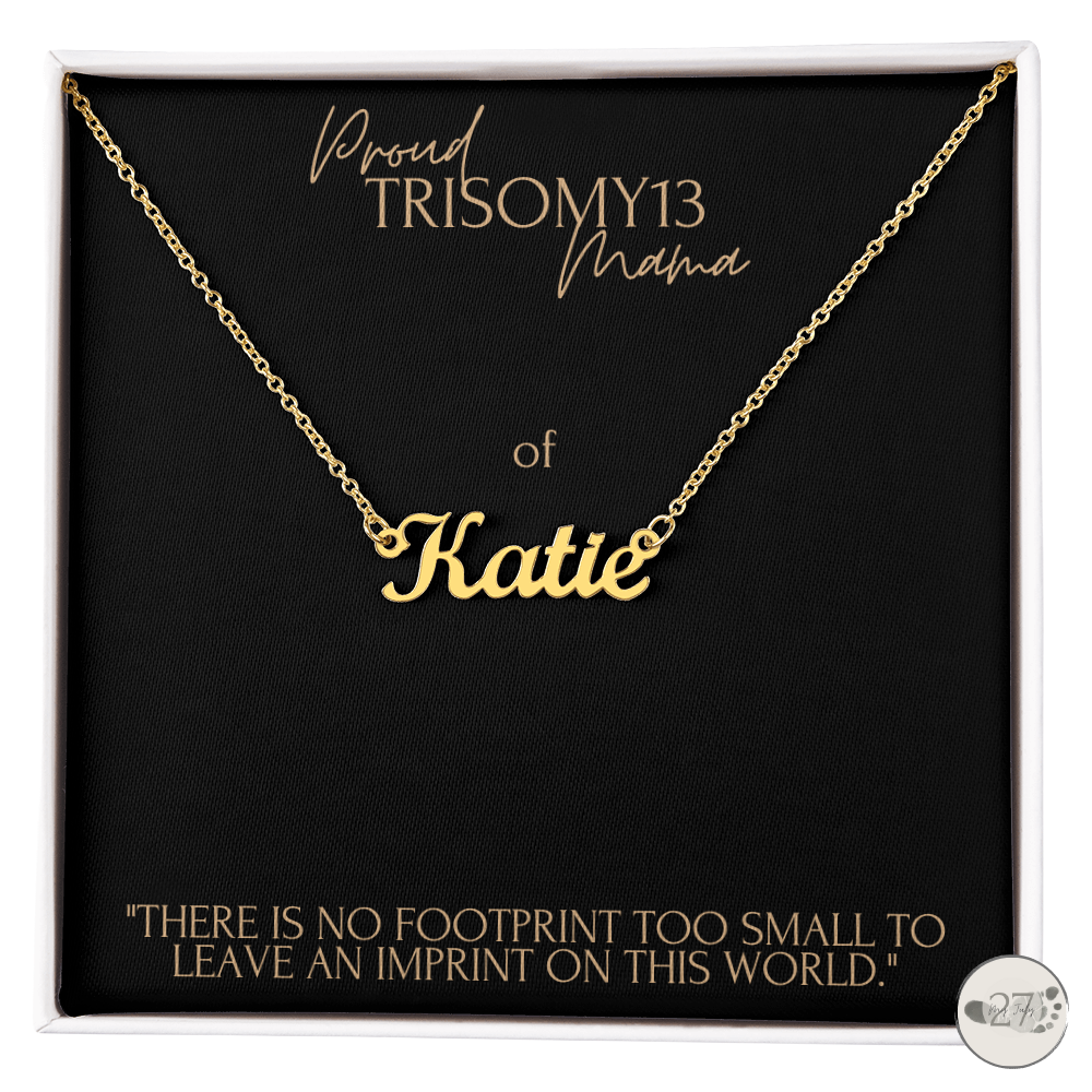 Trisomy 13 Mama: Little Names Keepsake