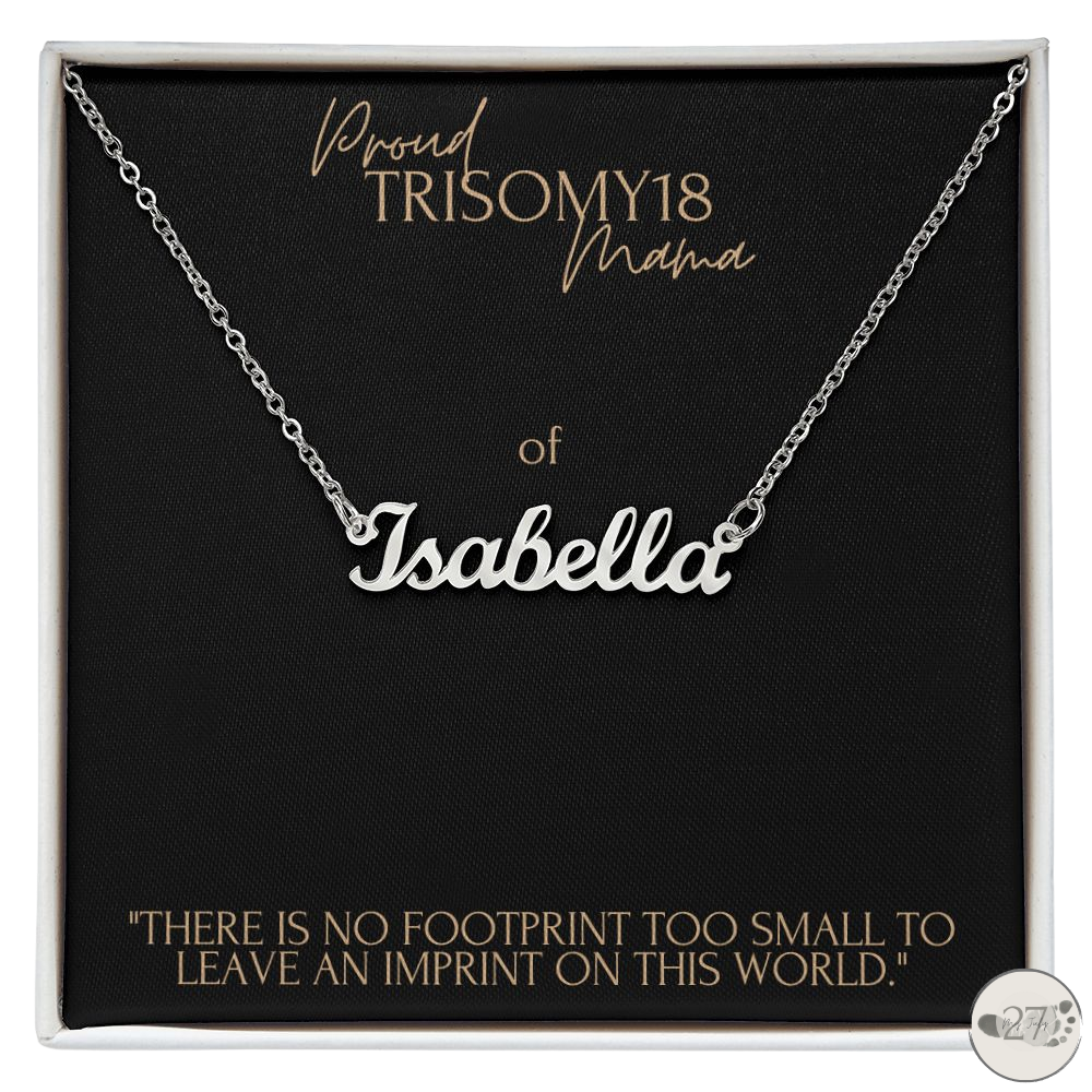 Trisomy 18 Mama: Little Names Keepsake