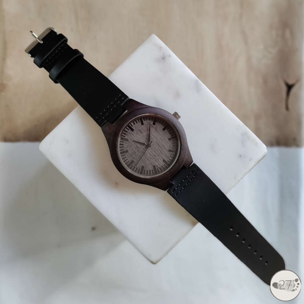 "Carried for a moment. Loved For a Lifetime." Men's Wooden Watch